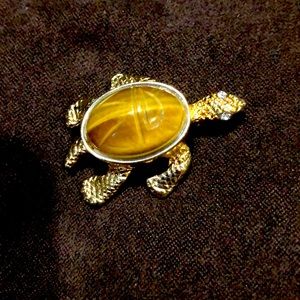 Turtle brooch